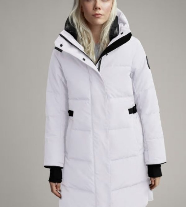 Parka Canada Goose Black Label Femme Blanche