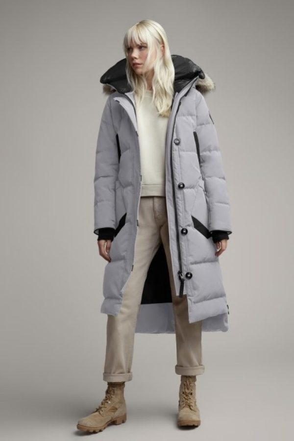 Parka Canada Goose Black Label Femme Blanche