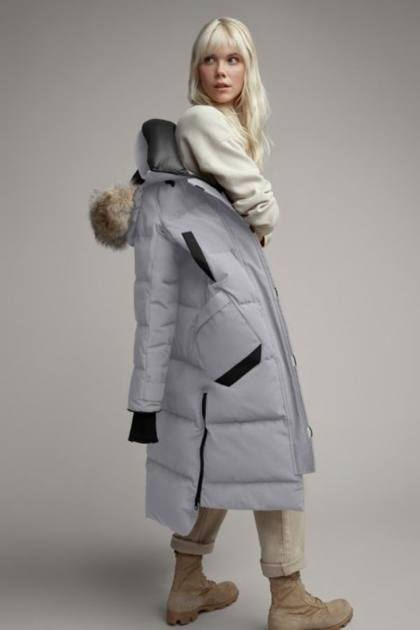 Parka Canada Goose Black Label Femme Blanche