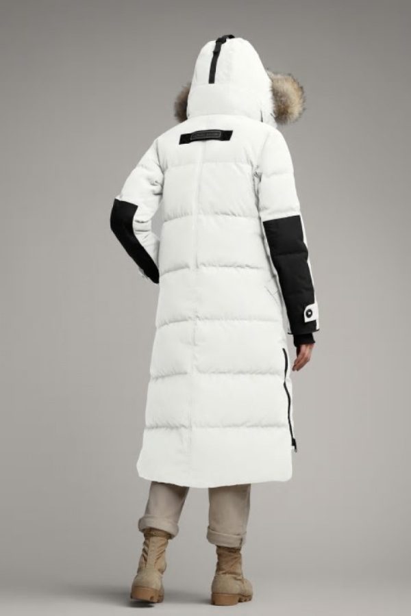 Parka Canada Goose Black Label Femme Blanche