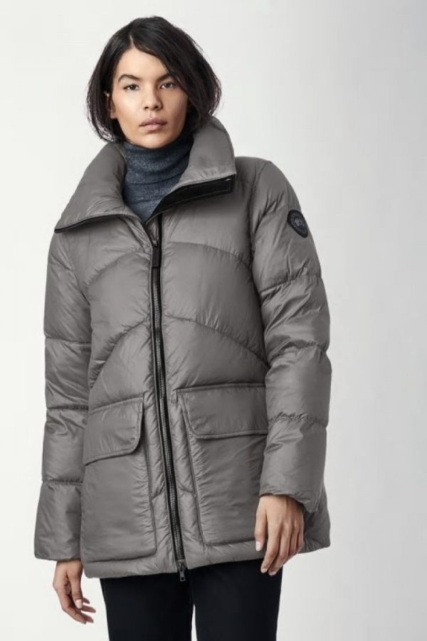 Parka Canada Goose Black Label Femme Grise