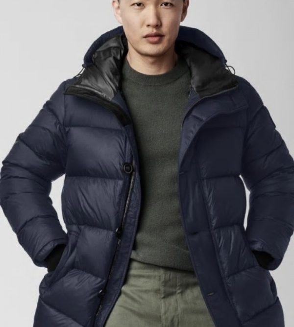 Parka Canada Goose Black Label Homme Bleu