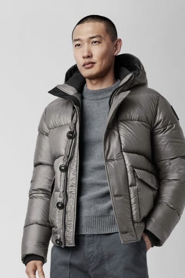 Parka Canada Goose Black Label Homme Grise