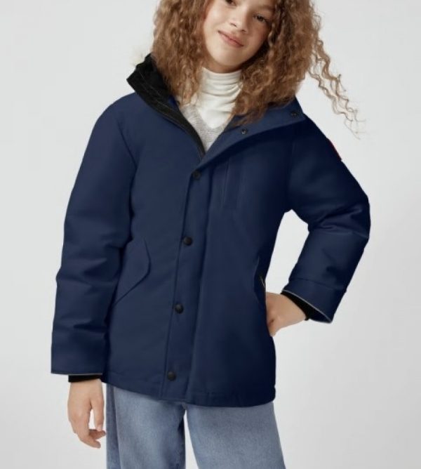 Parka Canada Goose Logan Enfant Bleu Marine Foncé