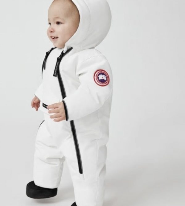 Snowsuit Canada Goose Lamb Enfant Blanche