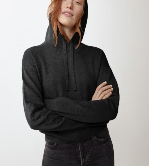 Sweat À Capuche Canada Goose Belleville Femme Noir