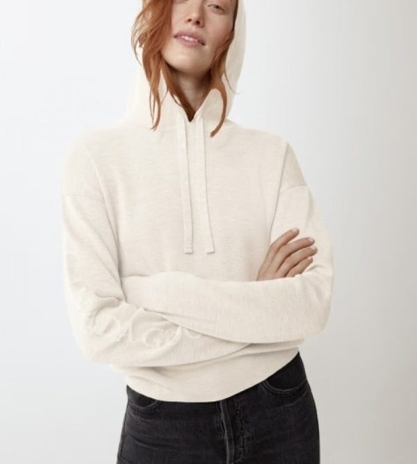 Sweat À Capuche Canada Goose Belleville Femme Blanche