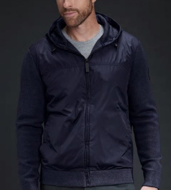 Sweat À Capuche Canada Goose Black Label Homme Bleu Marine