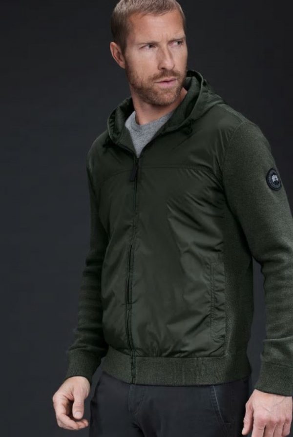 Sweat À Capuche Canada Goose Black Label Homme Vert