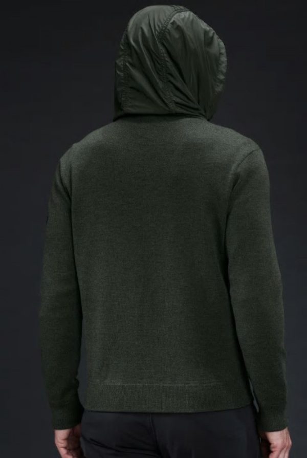 Sweat À Capuche Canada Goose Black Label Homme Vert