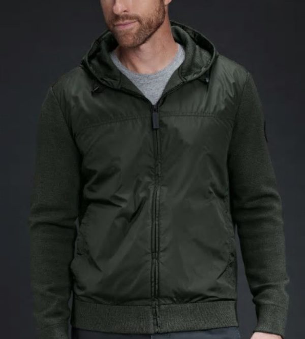 Sweat À Capuche Canada Goose Black Label Homme Vert