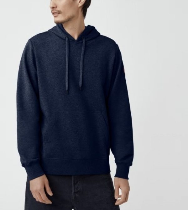 Sweat À Capuche Canada Goose Huron Homme Bleu Marine Foncé