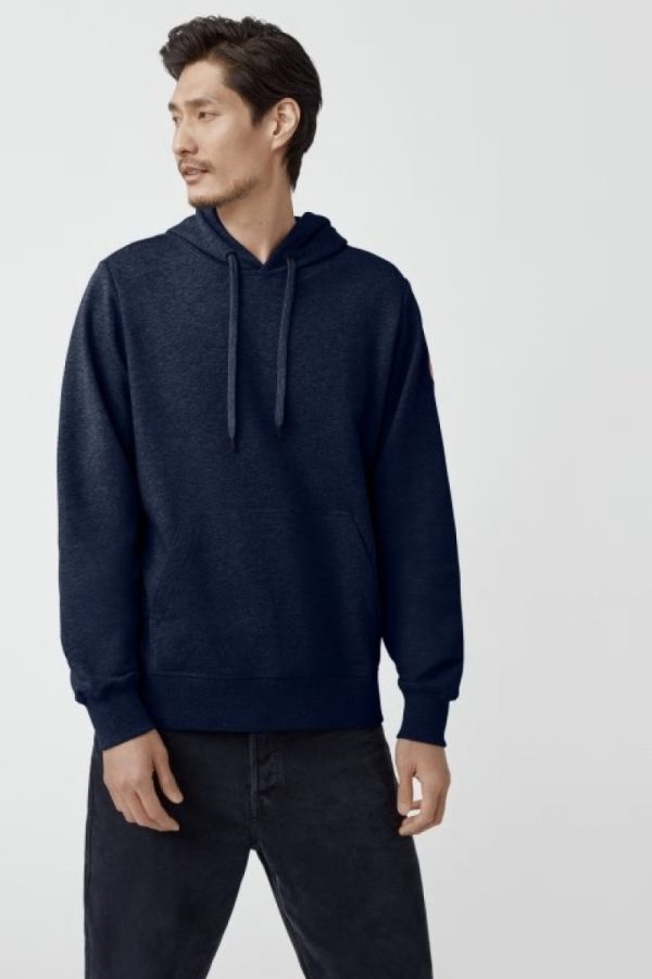 Sweat À Capuche Canada Goose Huron Homme Bleu Marine Foncé