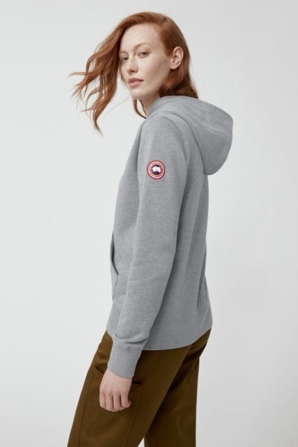 Sweat À Capuche Canada Goose Muskoka Femme Grise