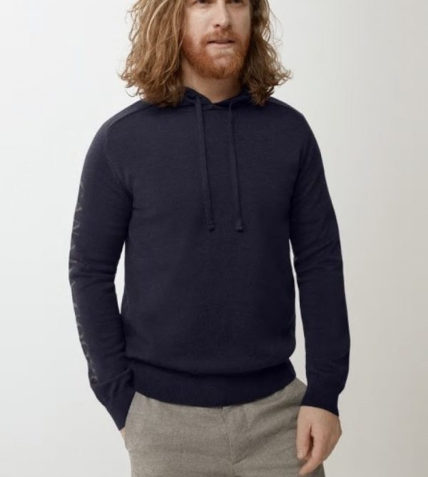 Sweat À Capuche Canada Goose Welland Homme Bleu Marine