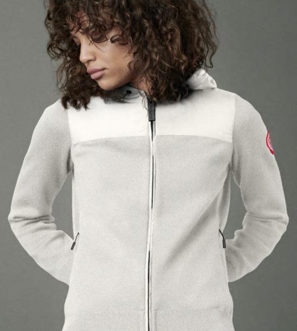 Sweat À Capuche Canada Goose WindBridge Femme Blanche