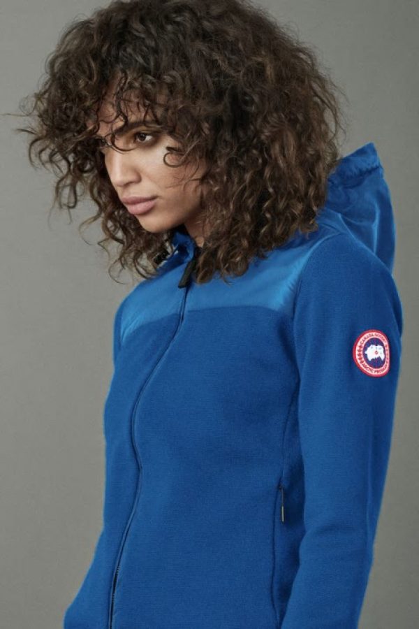 Sweat À Capuche Canada Goose WindBridge Femme Bleu