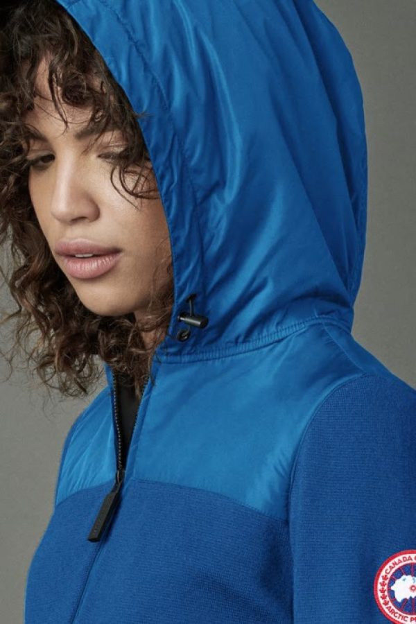 Sweat À Capuche Canada Goose WindBridge Femme Bleu