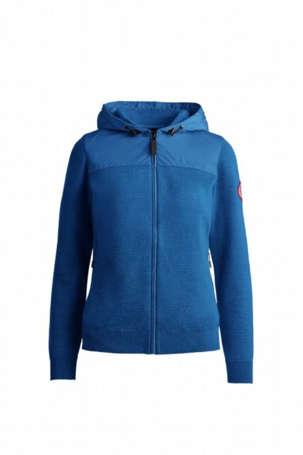 Sweat À Capuche Canada Goose WindBridge Femme Bleu