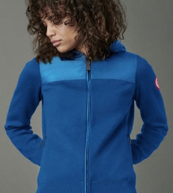 Sweat À Capuche Canada Goose WindBridge Femme Bleu