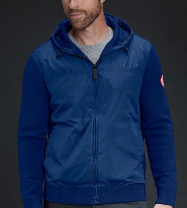 Sweat À Capuche Canada Goose WindBridge Homme Bleu Foncé