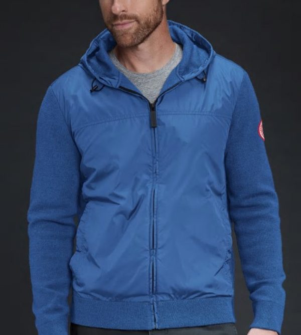 Sweat À Capuche Canada Goose WindBridge Homme Bleu