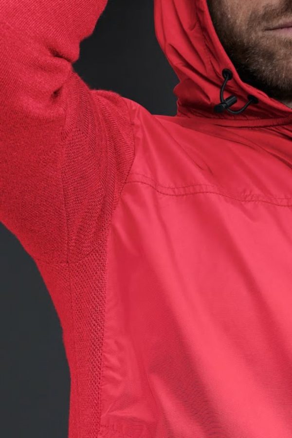 Sweat À Capuche Canada Goose WindBridge Homme Rouge