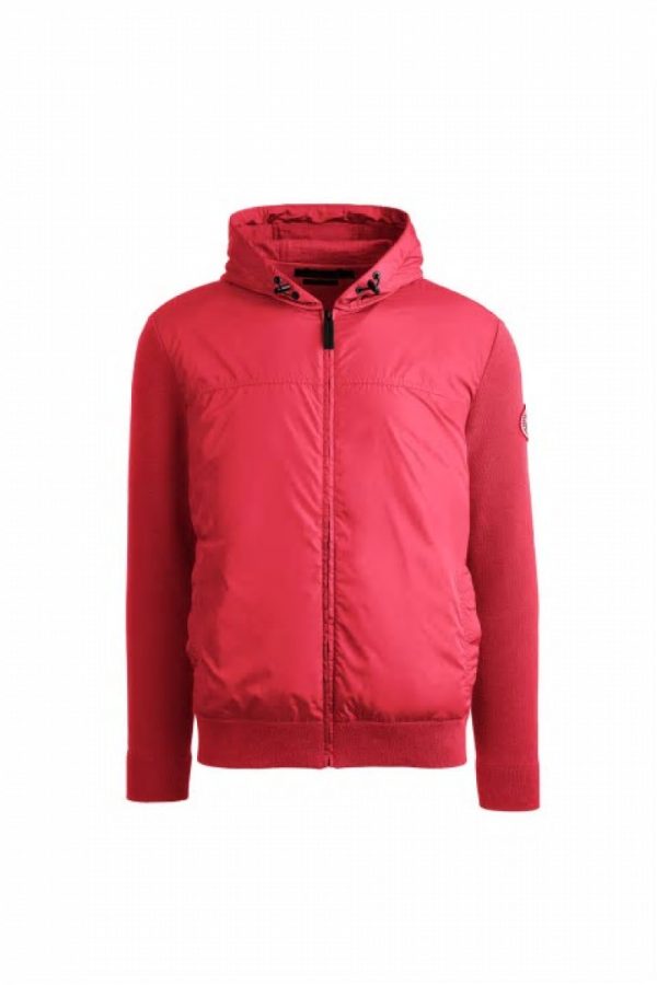 Sweat À Capuche Canada Goose WindBridge Homme Rouge