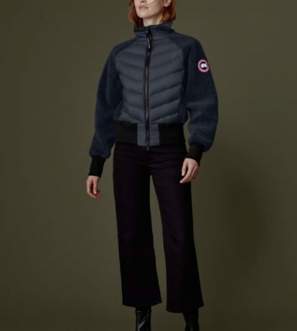 Toison Canada Goose HyBridge Femme Bleu Marine Foncé