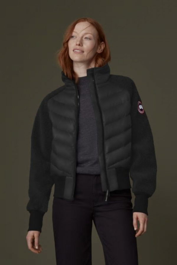 Toison Canada Goose HyBridge Femme Noir