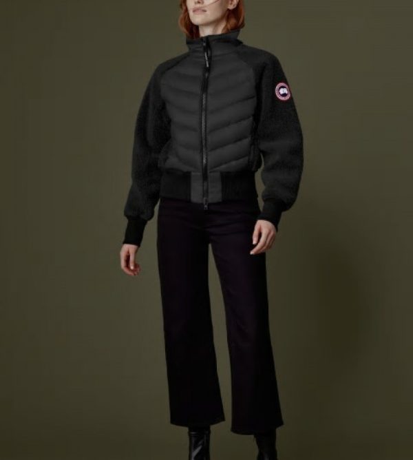 Toison Canada Goose HyBridge Femme Noir