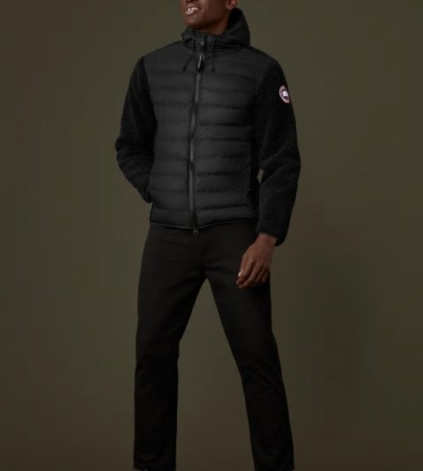 Toison Canada Goose HyBridge Homme Noir