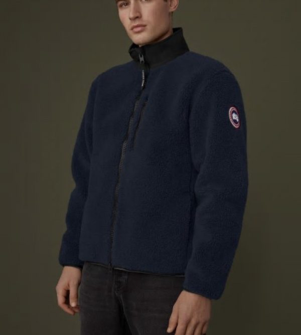 Toison Canada Goose Kelowna Homme Bleu Marine Foncé