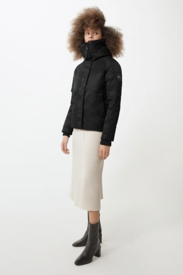 Veste Bombers Canada Goose Black Label Femme Noir