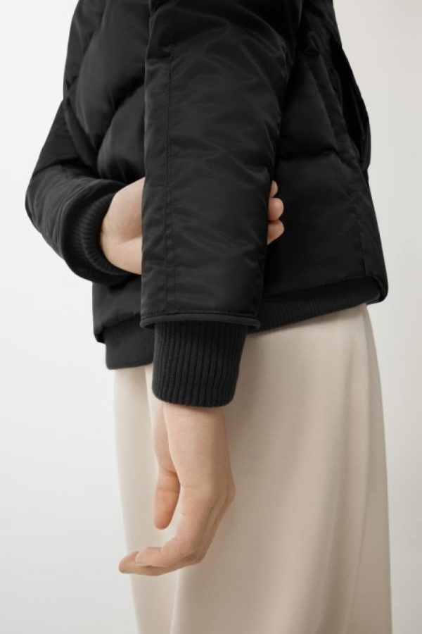 Veste Bombers Canada Goose Black Label Femme Noir