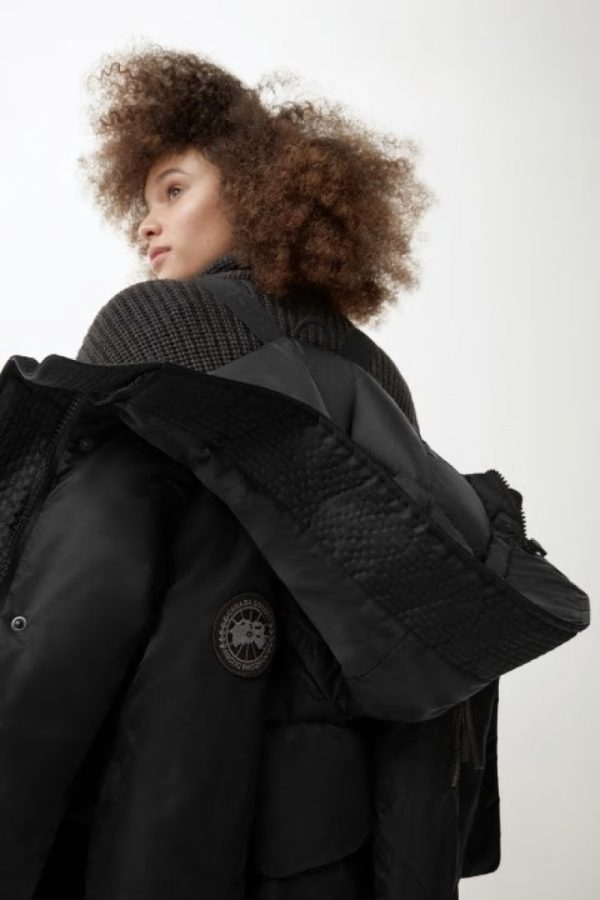 Veste Bombers Canada Goose Black Label Femme Noir