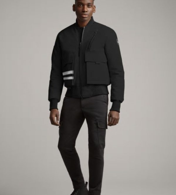 Veste Bombers Canada Goose Black Label Homme Noir