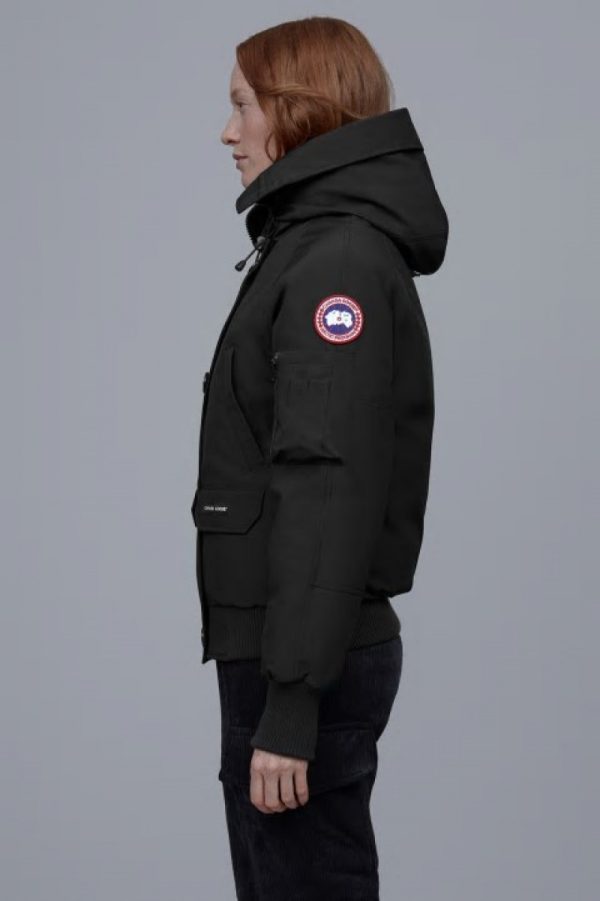 Veste Bombers Canada Goose Chilliwack Femme Noir