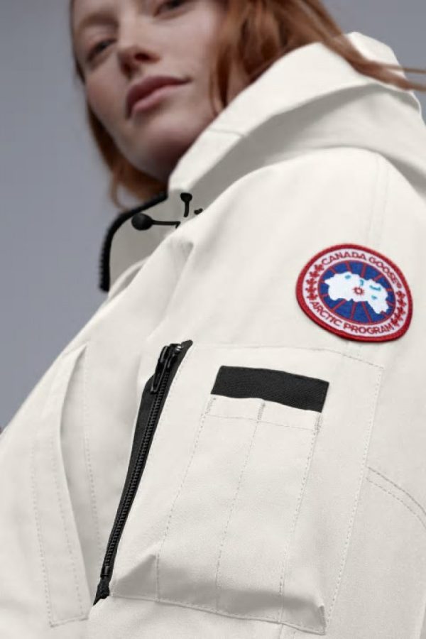 Veste Bombers Canada Goose Chilliwack Femme Blanche