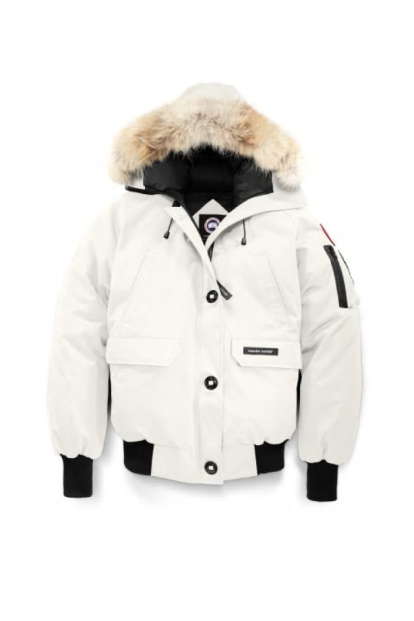 Veste Bombers Canada Goose Chilliwack Femme Blanche