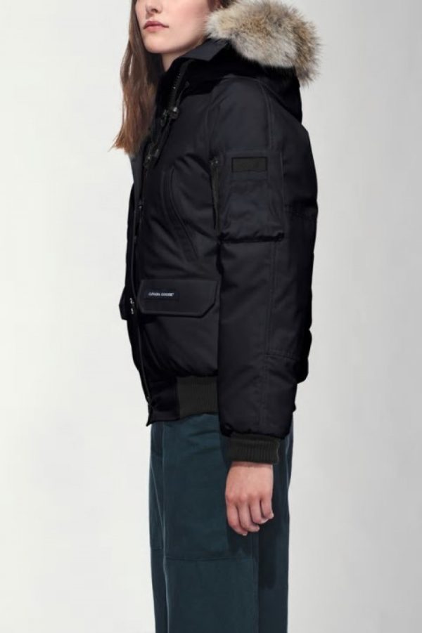 Veste Bombers Canada Goose Chilliwack Femme Bleu Marine