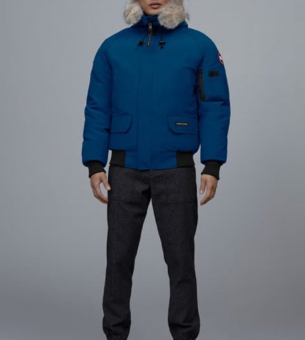 Veste Bombers Canada Goose Chilliwack Homme Bleu Foncé