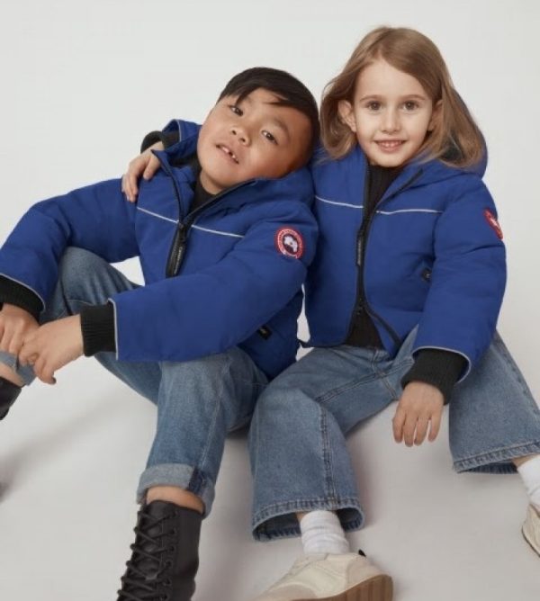 Veste Bombers Canada Goose Grizzly Enfant Bleu