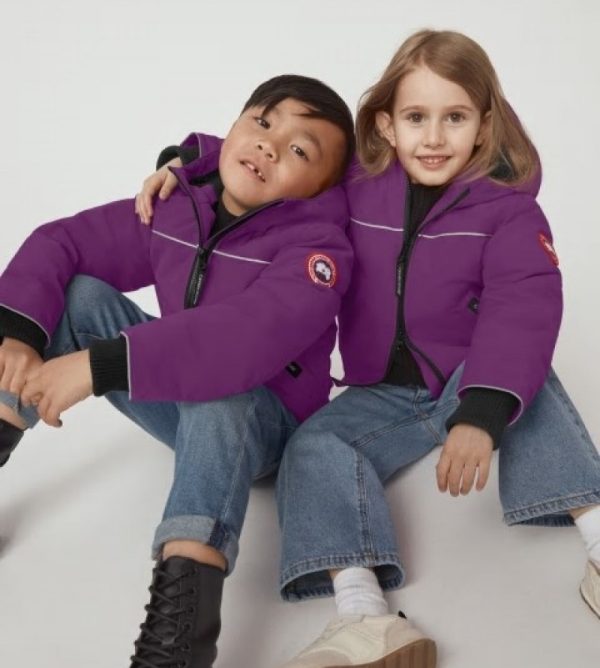 Veste Bombers Canada Goose Grizzly Enfant Bleu Marine