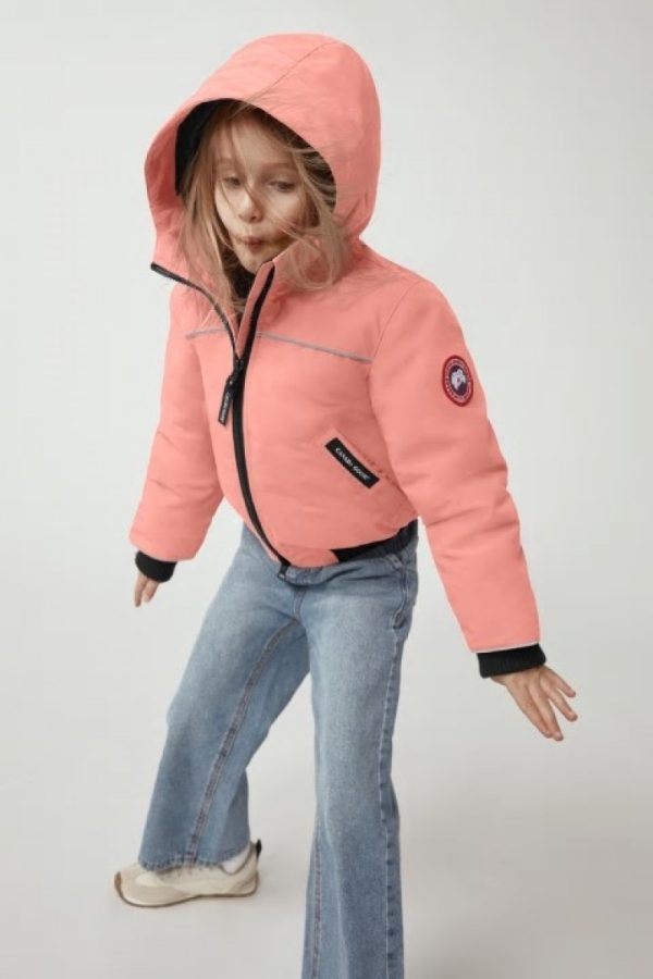 Veste Bombers Canada Goose Grizzly Enfant Rose