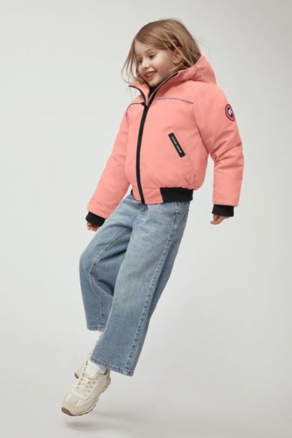 Veste Bombers Canada Goose Grizzly Enfant Rose