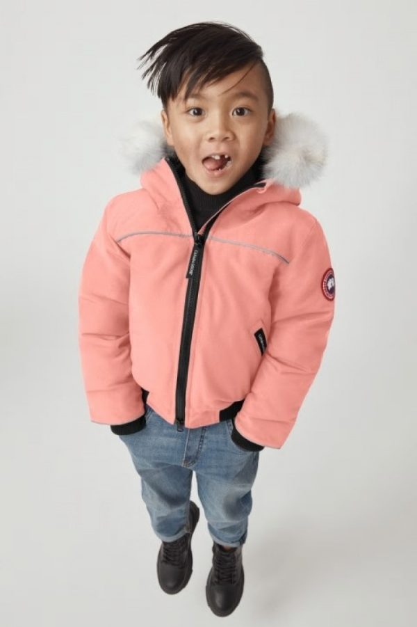 Veste Bombers Canada Goose Grizzly Enfant Rose