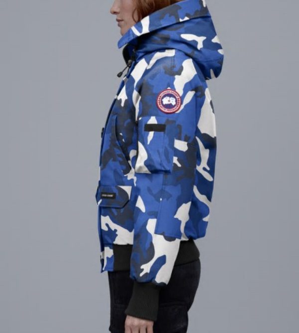 Veste Bombers Canada Goose PBI Chilliwack Femme Bleu