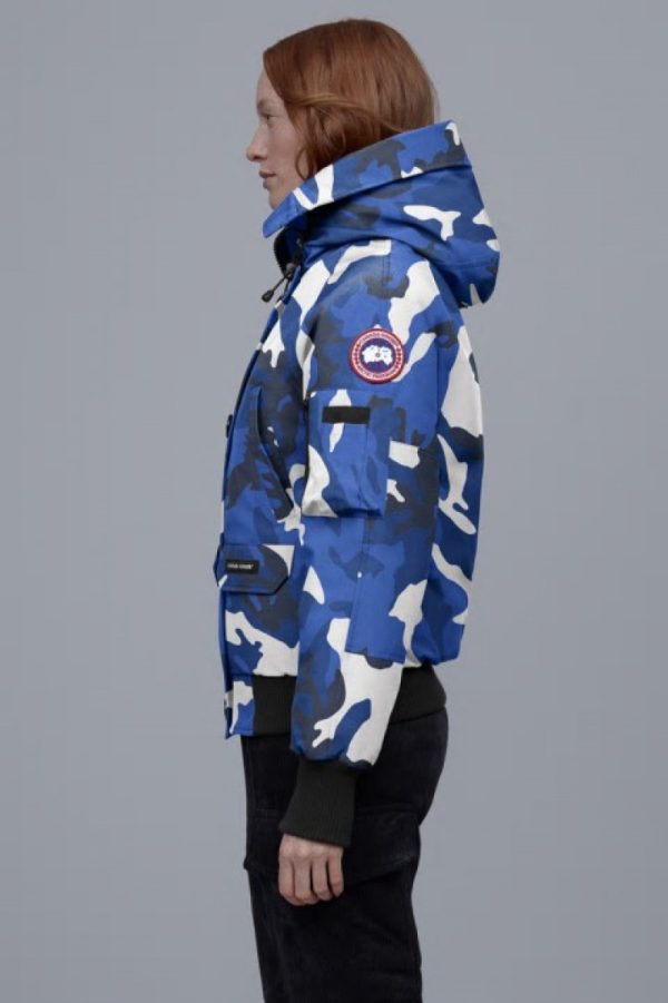 Veste Bombers Canada Goose PBI Chilliwack Femme Bleu