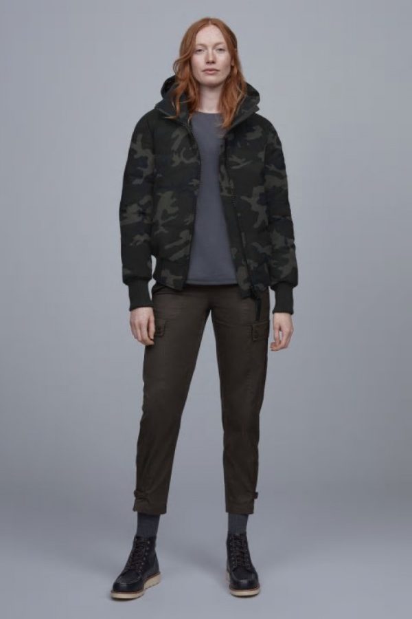 Veste Bombers Canada Goose Savona Femme Noir